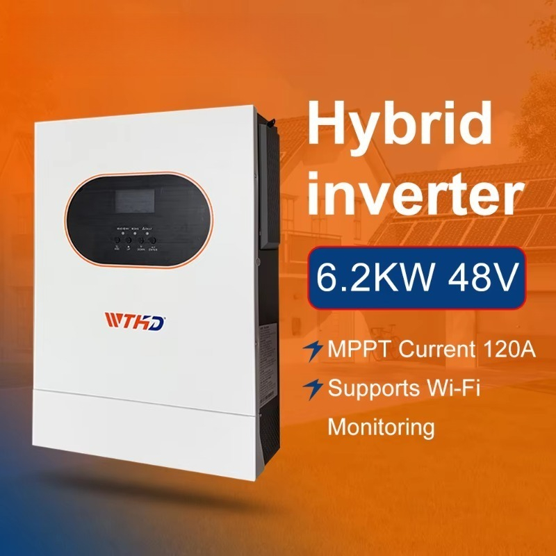 Off Grid Solar Inverter 48V 6000W - 6.2KW Tek Fazlı Şebeke Dışı Hibrit