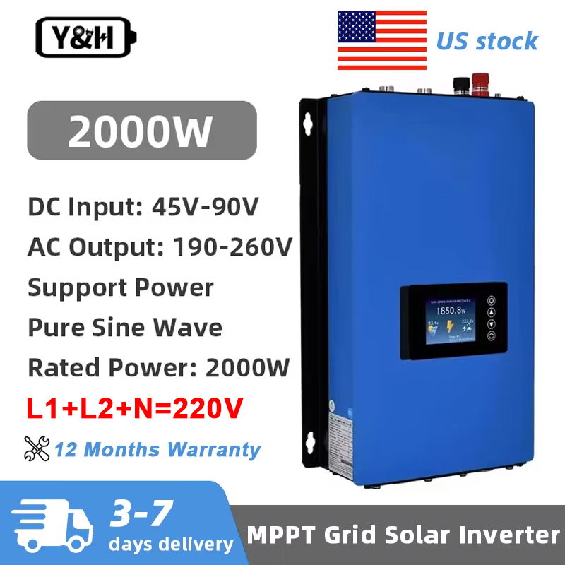Grid Tie Inverter Limiter 2000W - Y&H 2000W MPPT Güneş Şebeke Bağlantı