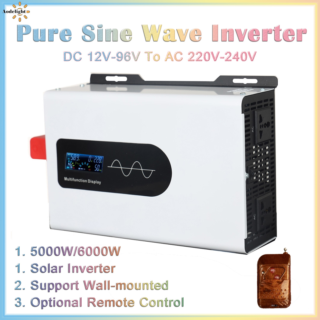 Pure Sine Wave Inverter 5000W 48V 220V - Saf sinüs dalga invertör 12v 220v