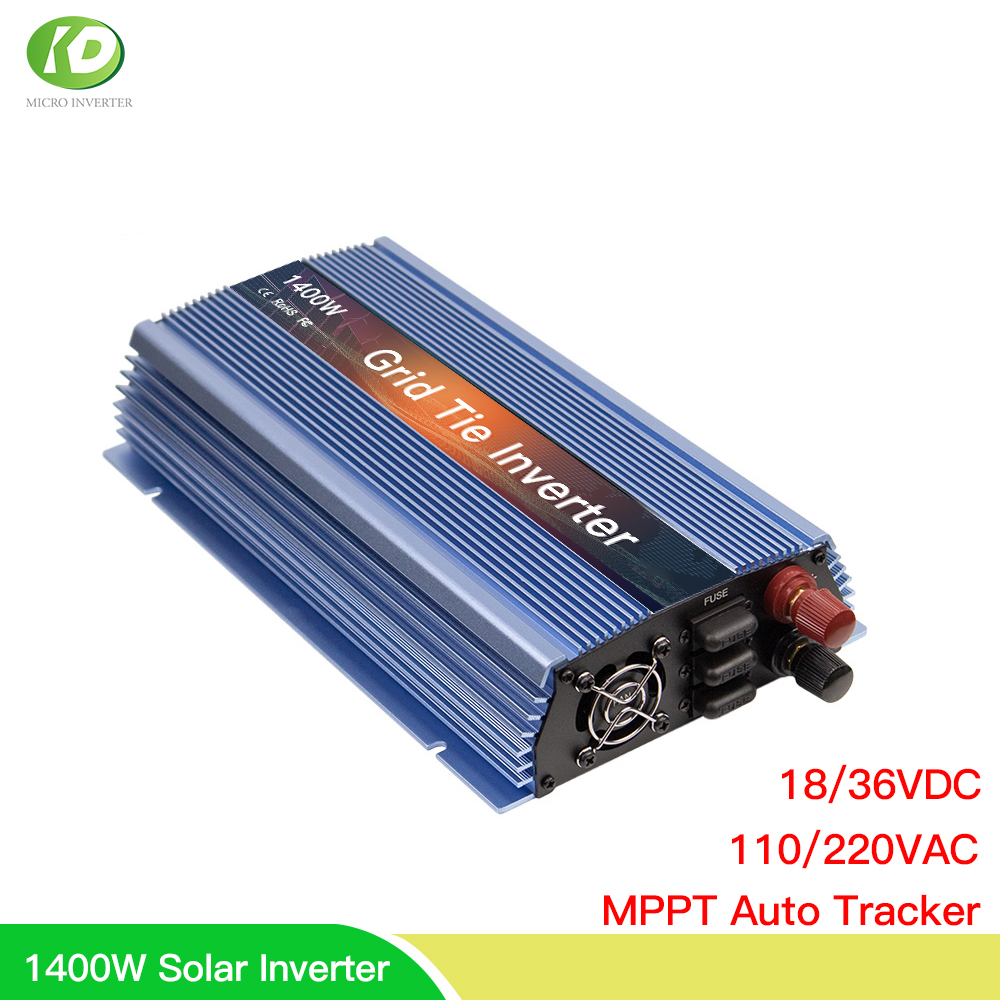 Micro Inverter 1400W Solar Grid Tie - 18V 24V 36V 1400W güneş şebeke