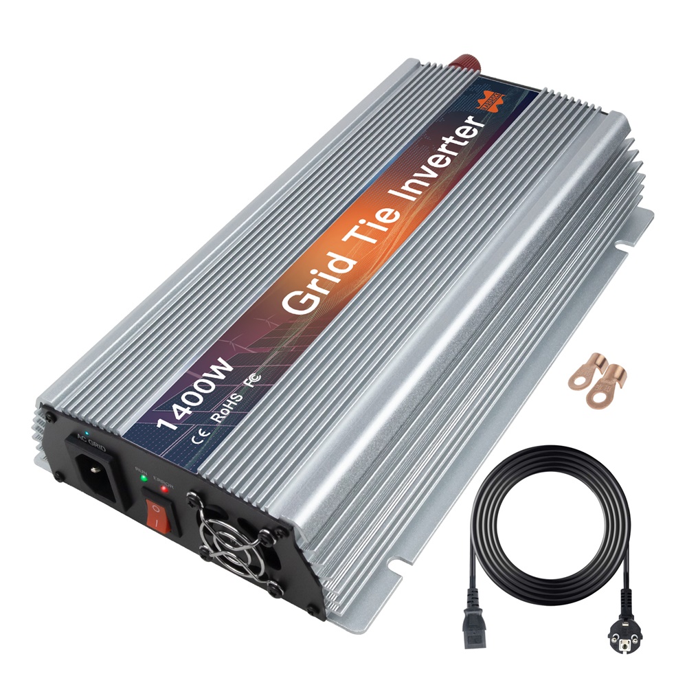 1000-1400W Şebeke Bağlantısı M - Micro Inverter 1400W Solar Grid Tie incelemesi ve fiyatı