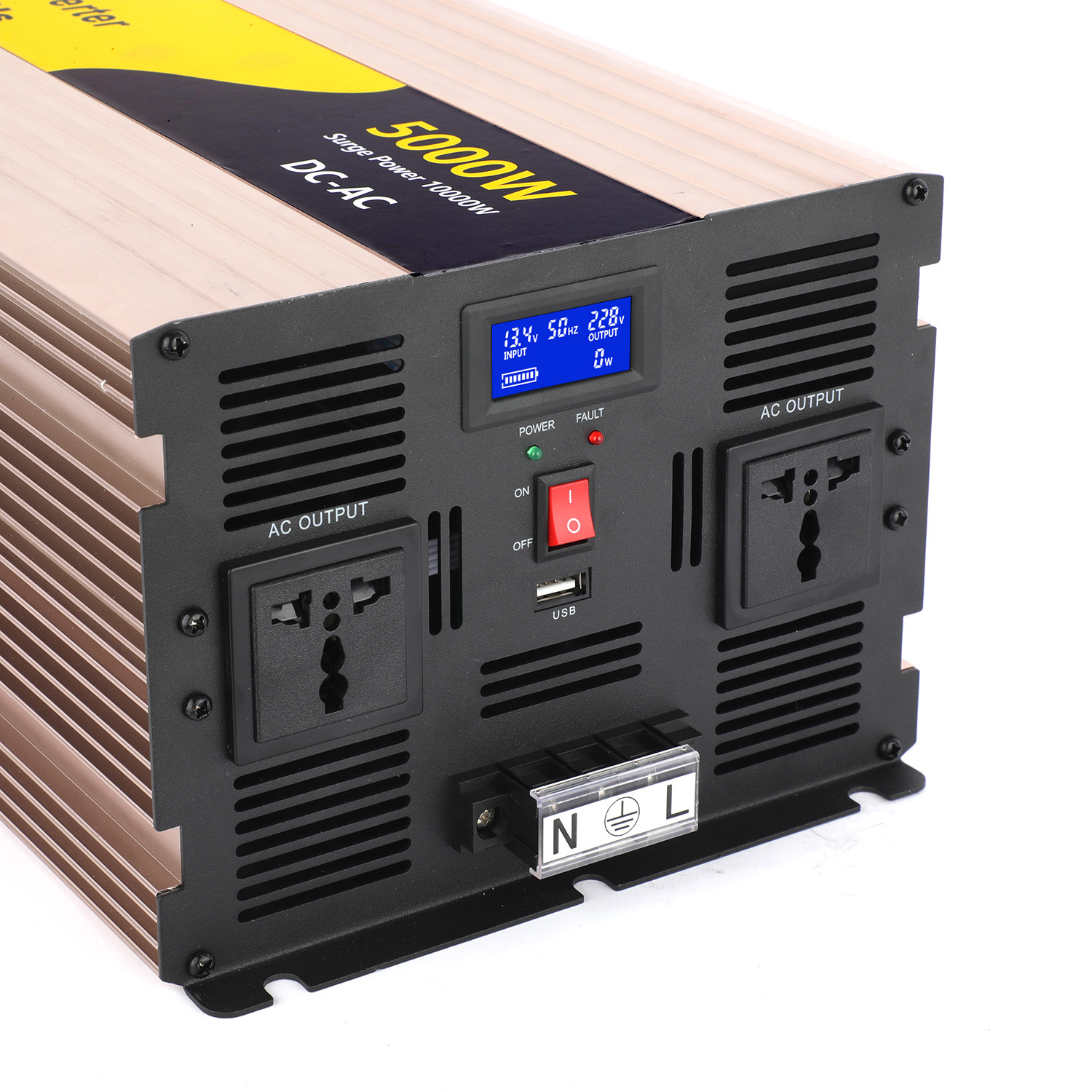 Saf Sinüs Dalga İnvertörü 5KW  - Pure Sine Wave Inverter 5000W 48V 220V incelemesi ve fiyatı