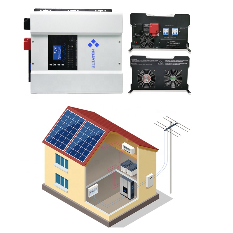 2KW DC24V 48V Şebeke Dışı Hibr - Off Grid Solar Inverter 48V 6000W incelemesi ve fiyatı